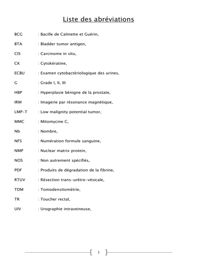 Liste Des Abr viations Facult De M decine Et De Pharmacie F s