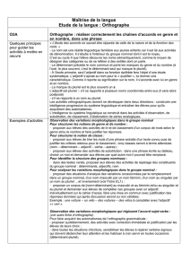 Maîtrise de la langue - Circonscription d`Avallon