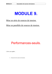 Module 9 - Association de sources de tensions