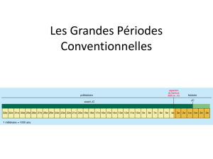 Les Grandes Périodes Conventionnelles