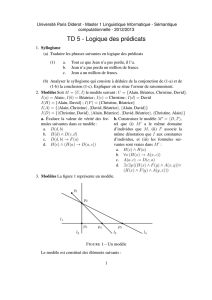 TD 5 - Logique des prédicats