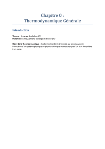 Chap0 Thermodynamique générale