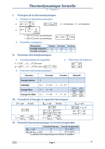 Thermodynamique formelle