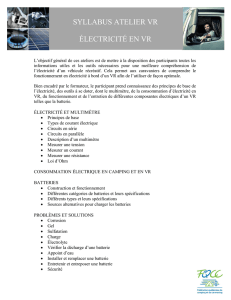 SYLLABUS ATELIER VR ÉLECTRICITÉ EN VR