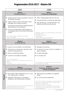 Programmation Histoire