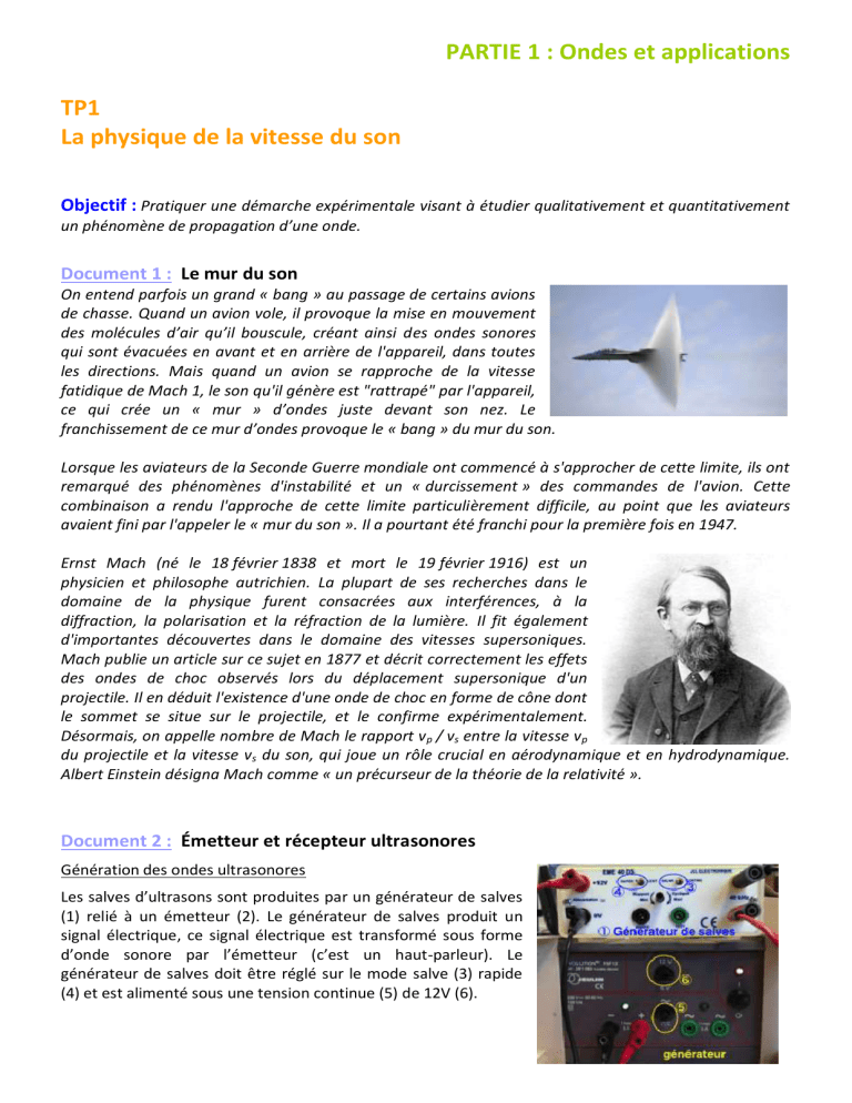 TP1 La physique de la vitesse