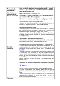 Dans une dictée, appliquer l’accord du V avec le S,... Formulation des avec le S « qui » de 3